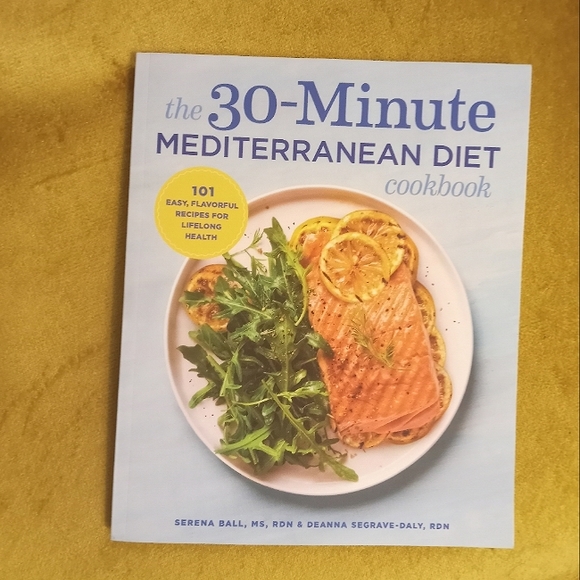 NEW The 30 Minute Mediterranean Diet Cookbook Paperback - Picture 1 of 4